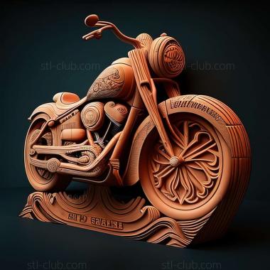 3D модель Harley Davidson Sport Glide (STL)